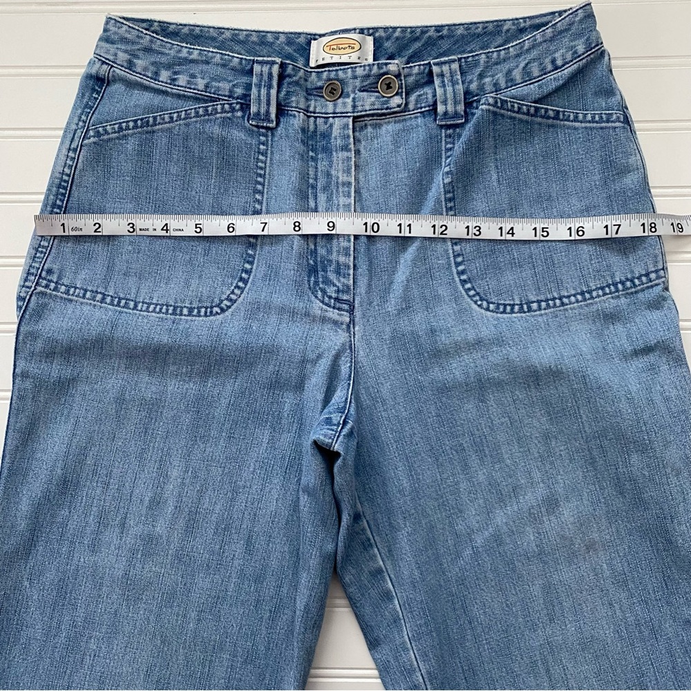 Talbots Petites Women’s Capri Light Wash Jeans Cotton Size 8 - Picture 6 of 14